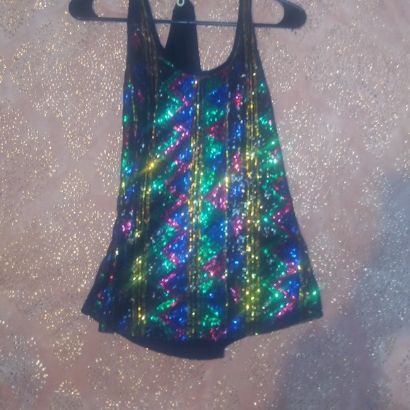 Sparkly black tank top - Picture 1 of 1